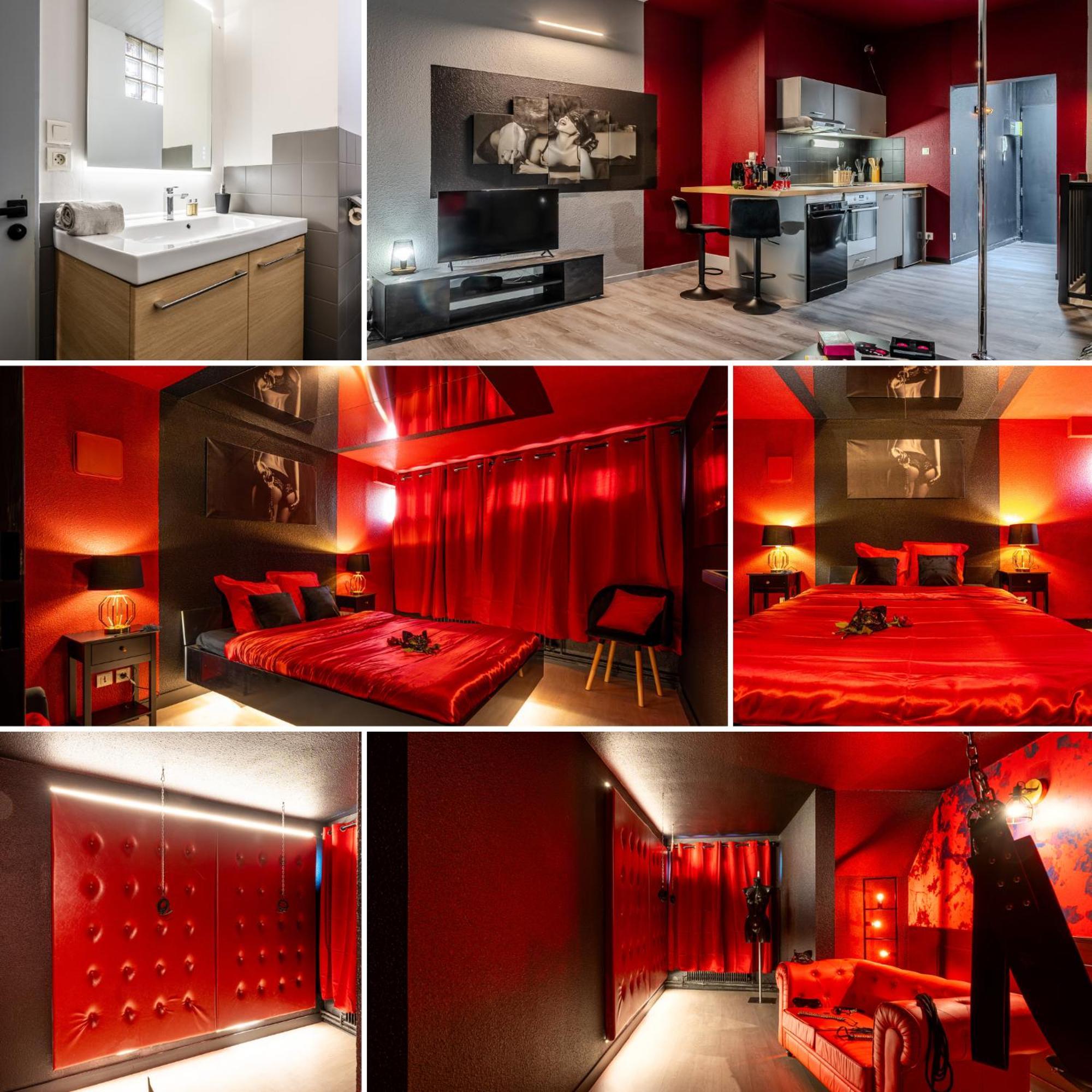Cocon Sensuel - 50 Nuances - Les Cocons De Nath Apartment Montbeliard Luaran gambar